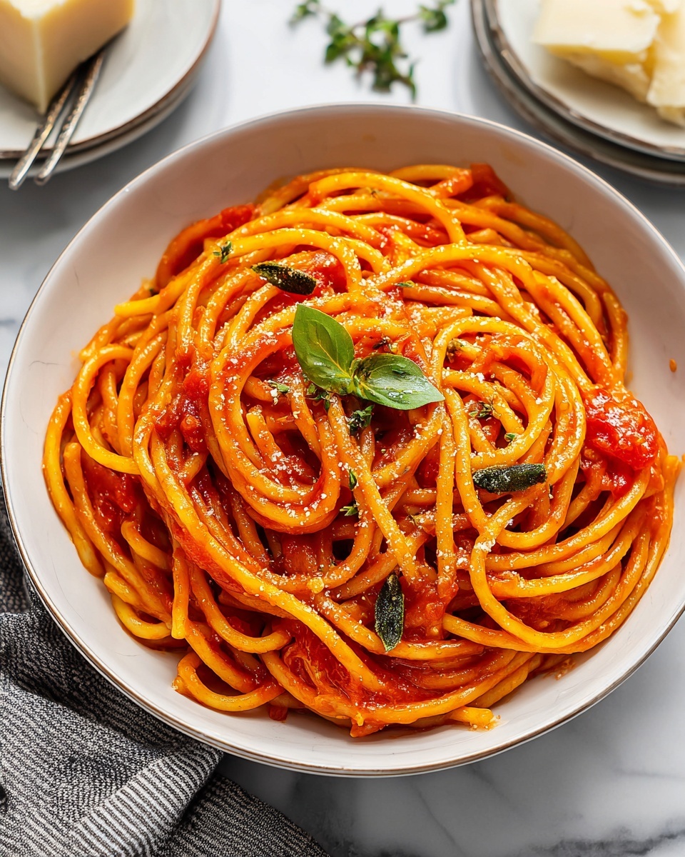 Pomodoro Sauce with San Marzano Tomatoes Recipe - Recipe Image