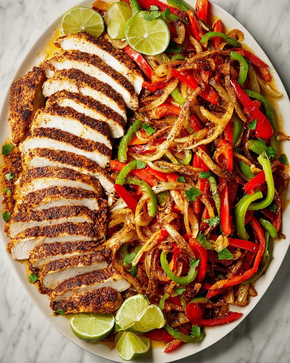 Sheet Pan Chicken Fajitas Recipe - Recipe Image