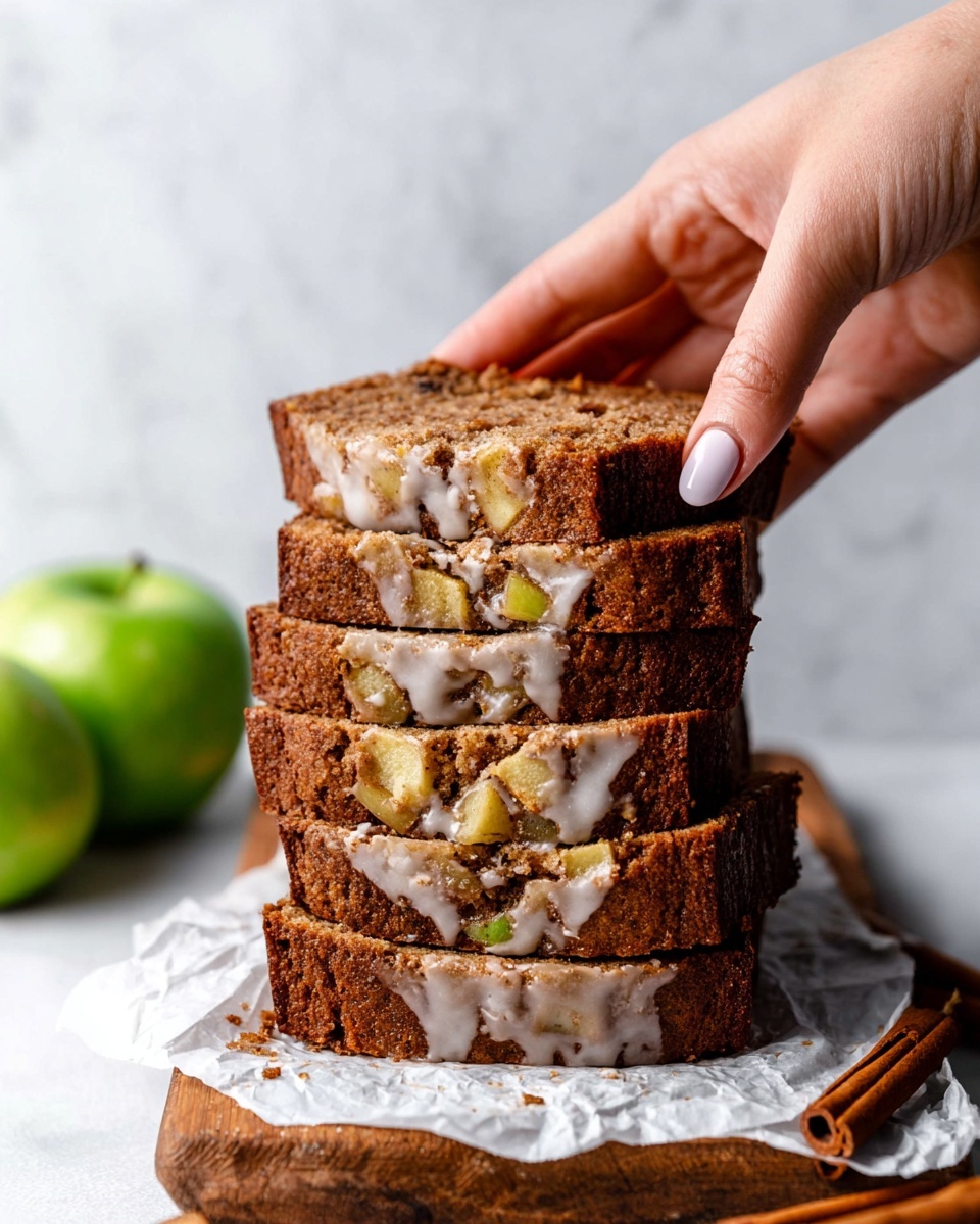 Apple Bread with Cider Glaze Recipe - Recipe Image