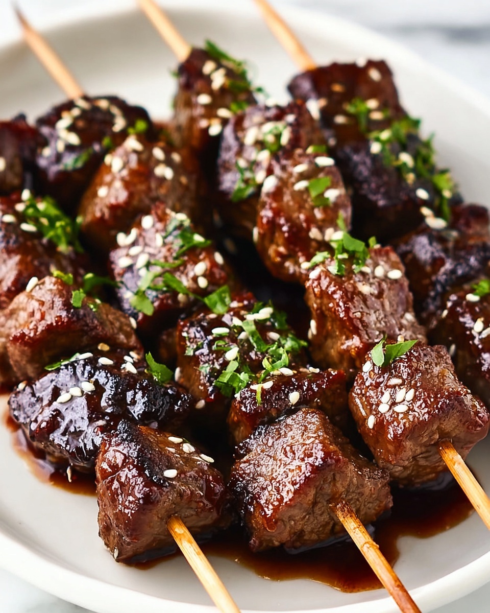 Beef Teriyaki Skewers Recipe - Recipe Image