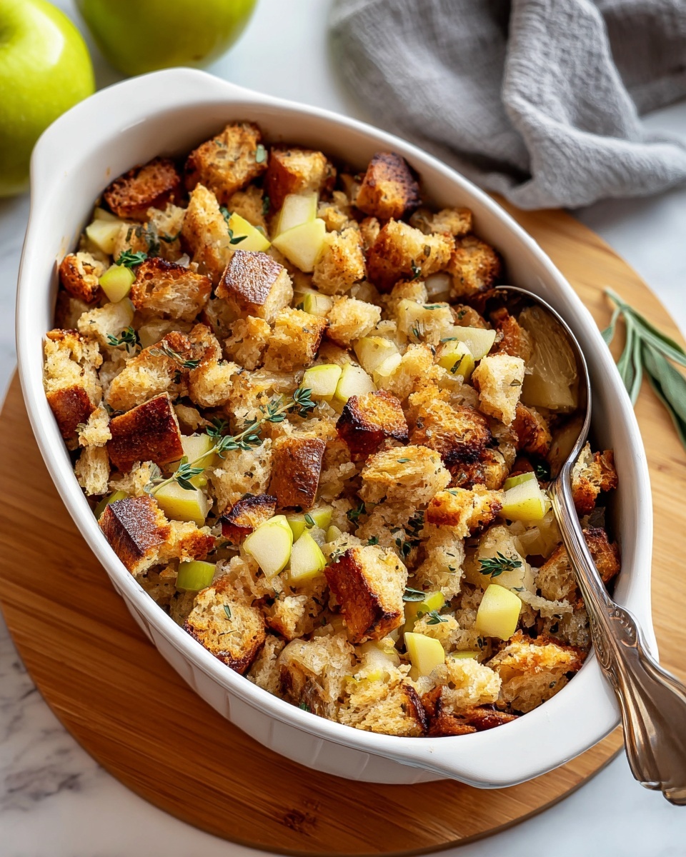 Crockpot Sausage and Apple Stuffing Recipe - Recipe Image