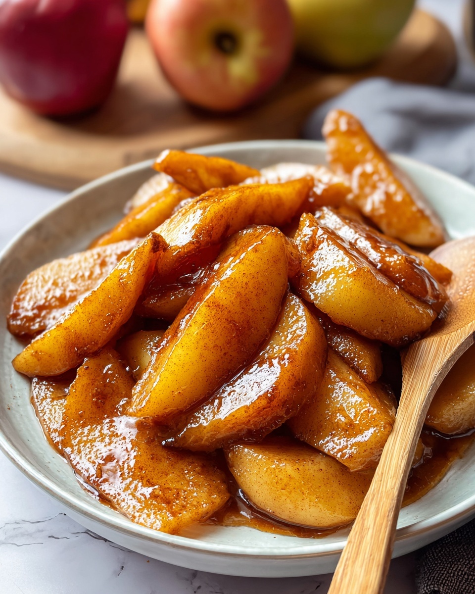 Fried Apples with Cinnamon and Lemon Recipe - Recipe Image