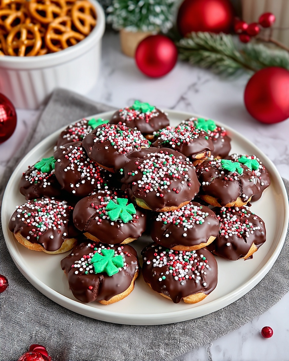 Christmas Rolo Pretzel Bites Recipe - Recipe Image
