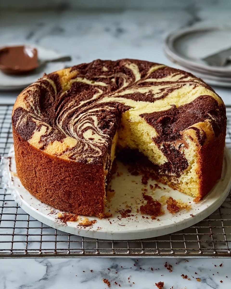 Classic Marble Cake Recipe - Recipe Image