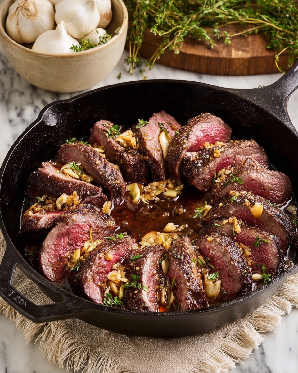 Garlic Roasted Beef Tenderloin Recipe - Recipe Image