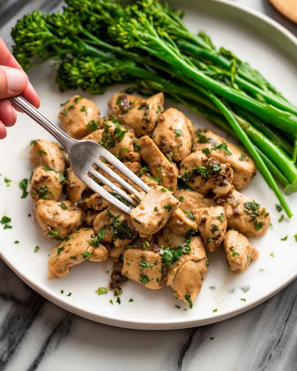 Garlic Butter Chicken Bites Recipe - Recipe Image