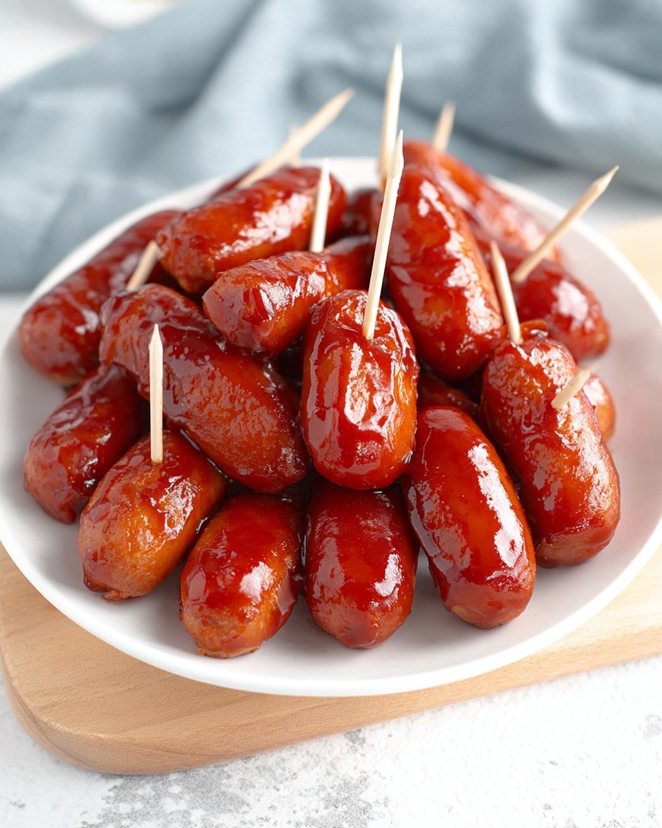 Air Fryer BBQ Little Smokies Recipe - Recipe Image