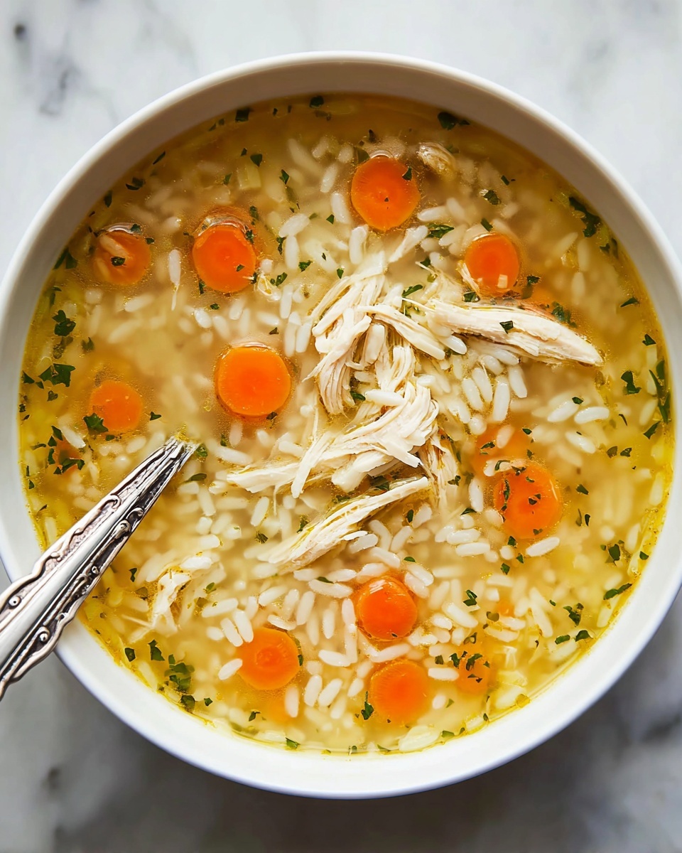 Homemade Chicken and Rice Soup Recipe - Recipe Image