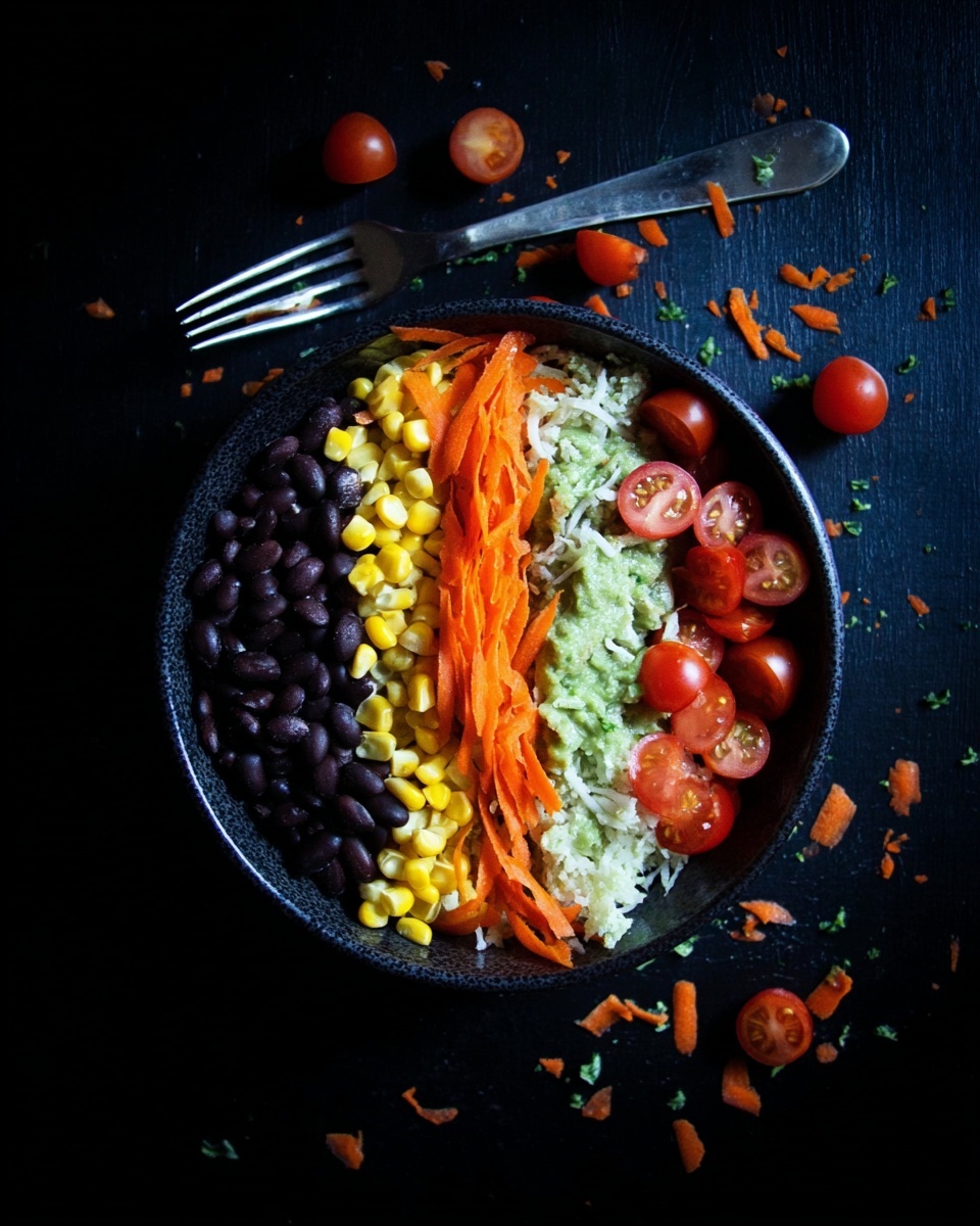Tex Mex Rice Bowls with Avocado Lime Cilantro Dressing Recipe - Recipe Image