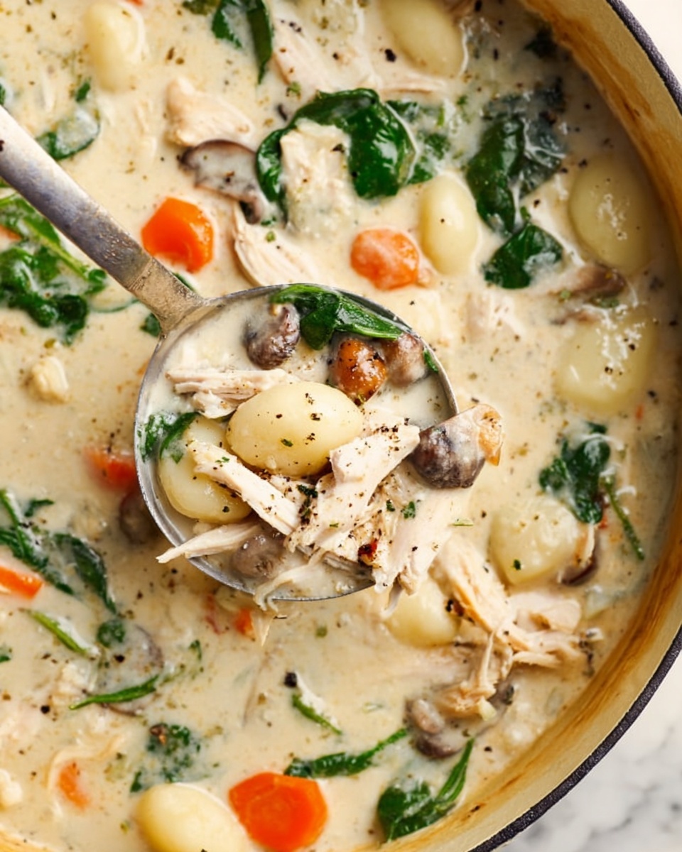 Easy Chicken Gnocchi Soup Recipe - Recipe Image