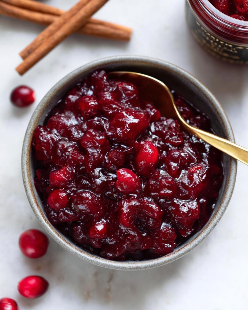 Boozy Cranberry Sauce with Grand Marnier Recipe - Recipe Image