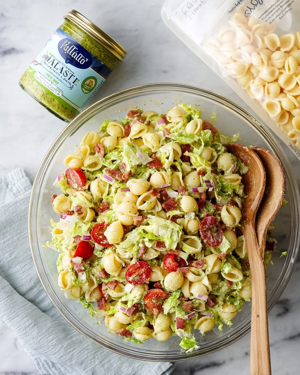 BLT Pasta Salad Recipe - Recipe Image