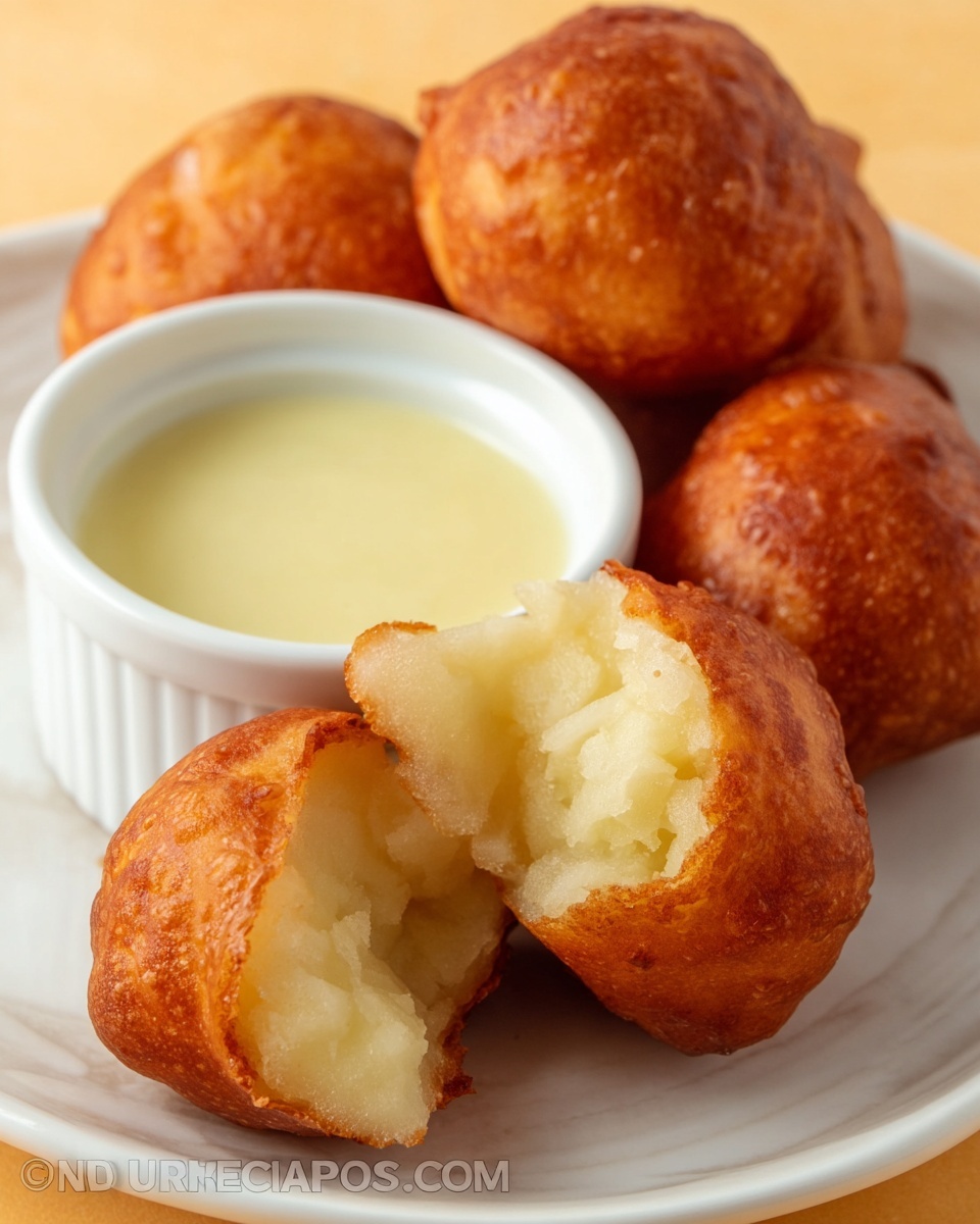 Russian Potato Piroshki with Garlic Dip Recipe - Recipe Image