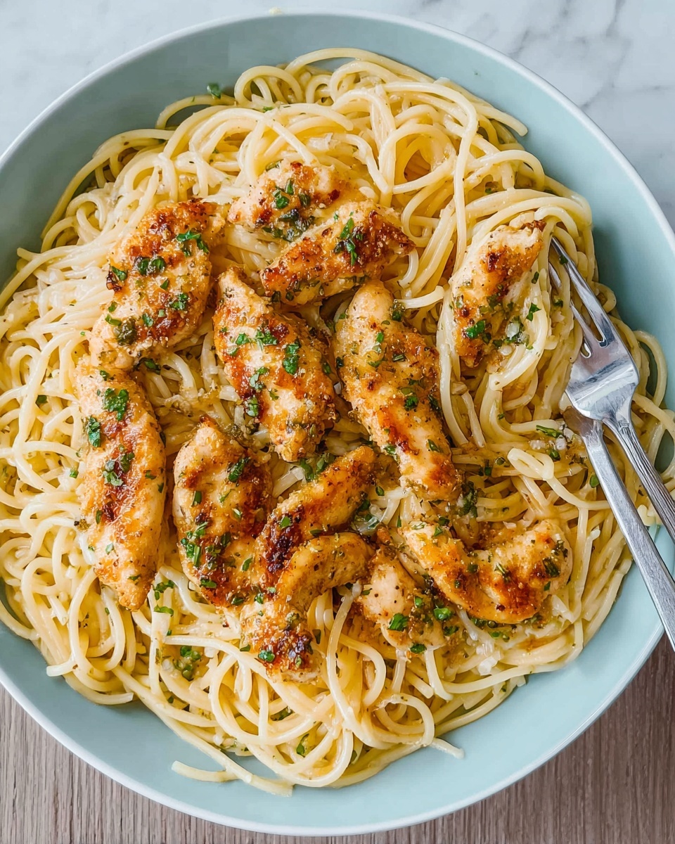 Chicken Scampi Pasta Recipe - Recipe Image