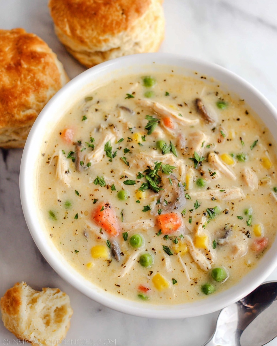 Chicken Pot Pie Soup Recipe - Recipe Image
