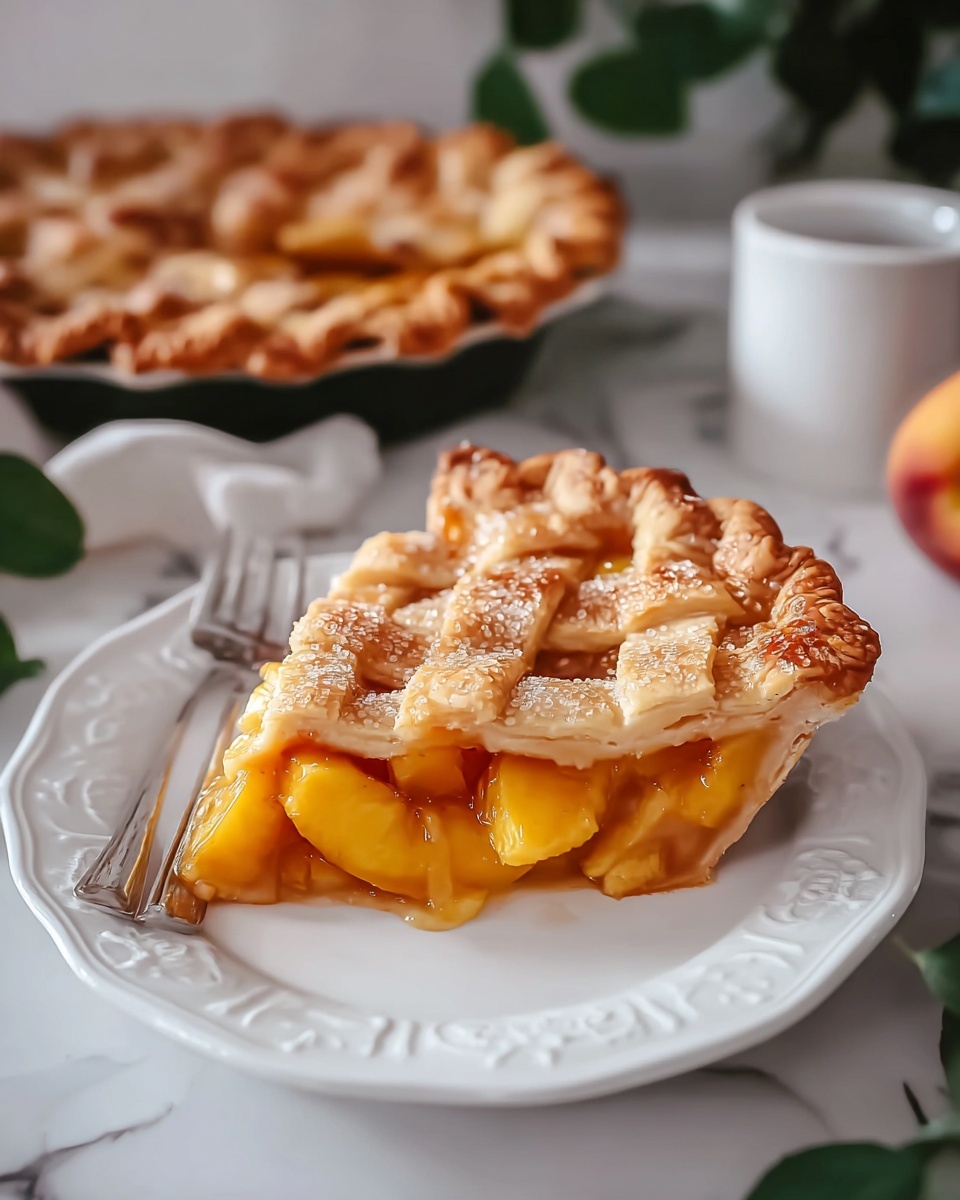 Southern Peach Pie: Classic, Buttery, and Bursting with Flavor Recipe - Recipe Image