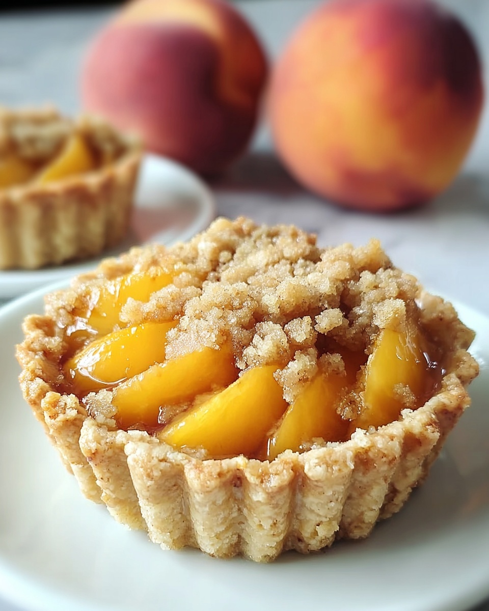Crumble Mini Peach Pie: Sweet, Buttery, and Perfectly Portable Recipe - Recipe Image