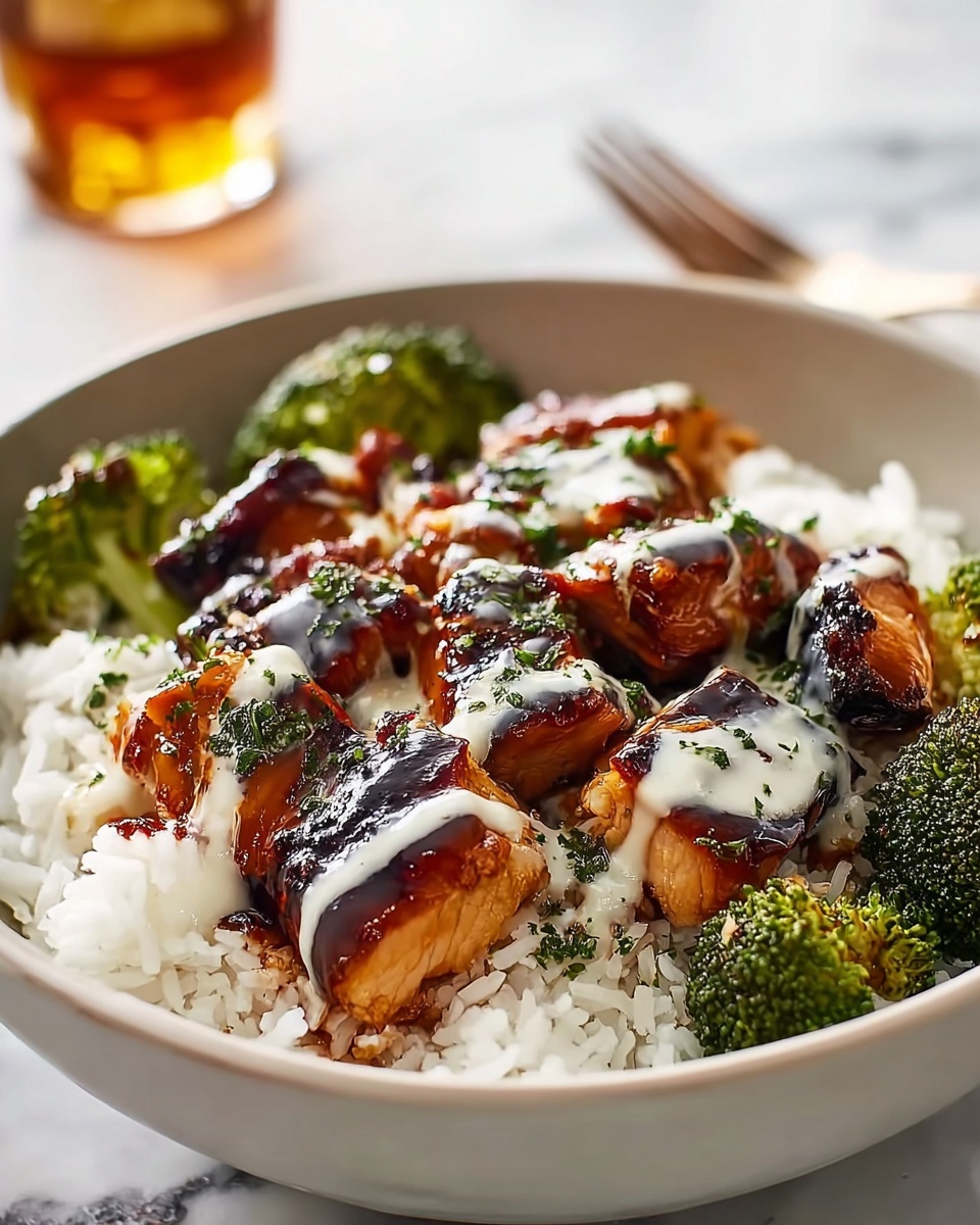 Sticky Chicken Rice Bowls – Sweet and Savory Perfection Recipe - Recipe Image