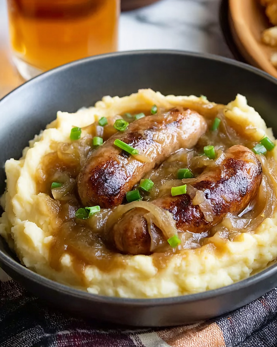 Irish Bangers and Mash Recipe - Recipe Image