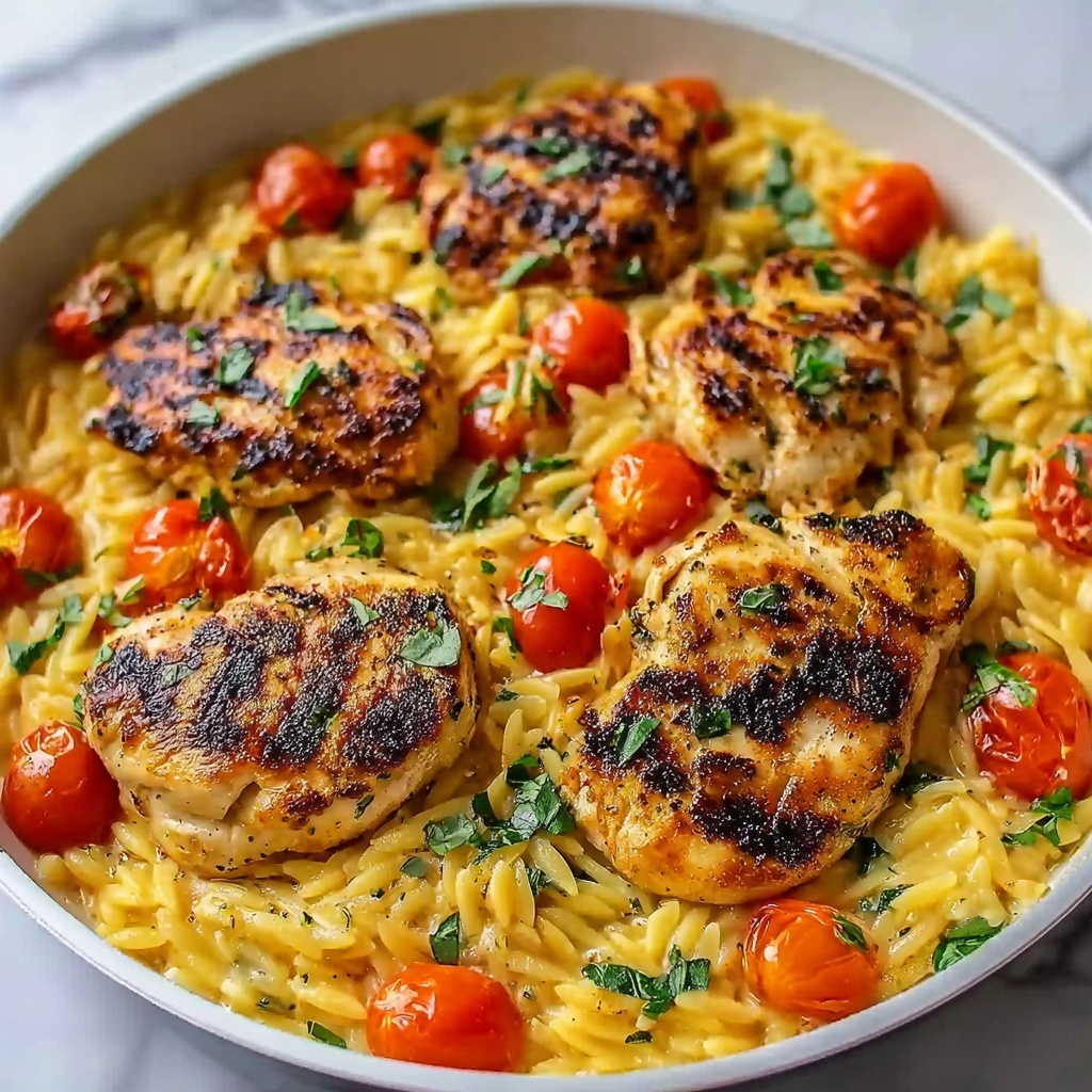 Marry Me Chicken Orzo Recipe - Recipe Image