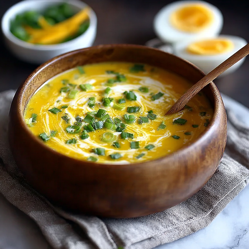 Egg Drop Soup Restaurant-Style Recipe – Quick and Silky Recipe - Recipe Image