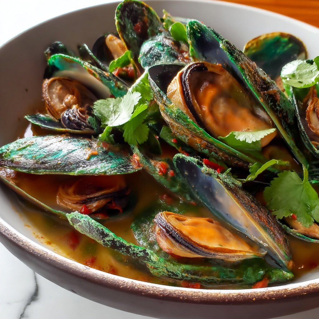 Thai Coconut Curry Mussels Recipe - Recipe Image