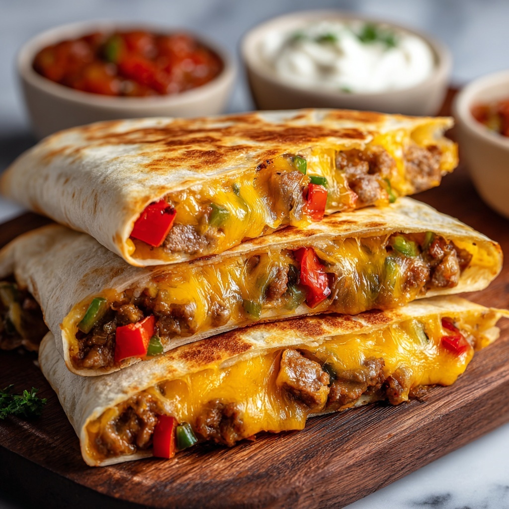 Fajita Folded Wraps Recipe - Recipe Image