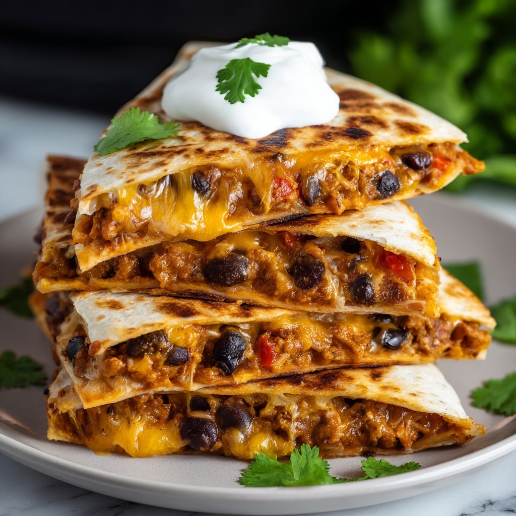 Folded Quesadilla Wraps Recipe - Recipe Image