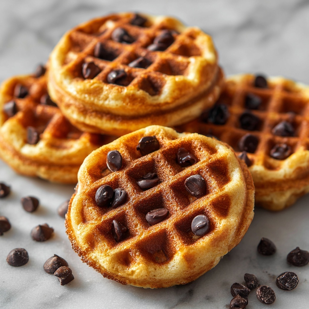 Peanut Butter Chaffle Cookies (Low Sugar!) Recipe - Recipe Image