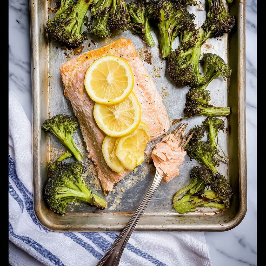 Baked Salmon and Broccoli Recipe - Recipe Image