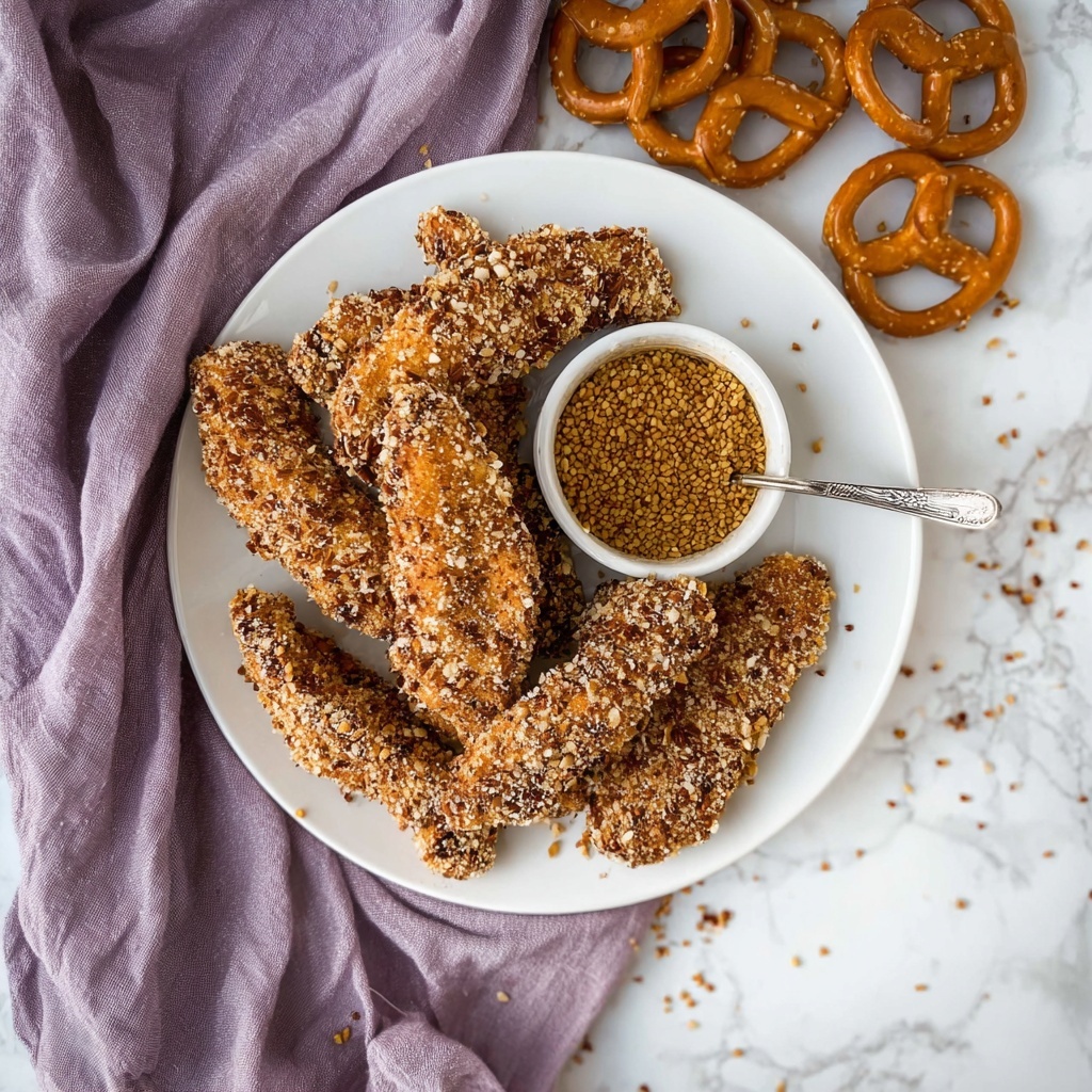 Pretzel Crusted Chicken Tenders Recipe - Recipe Image