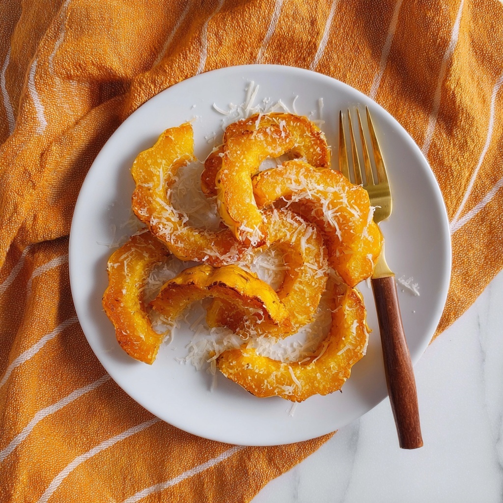 Air Fryer Delicata Squash with Parmesan Recipe - Recipe Image