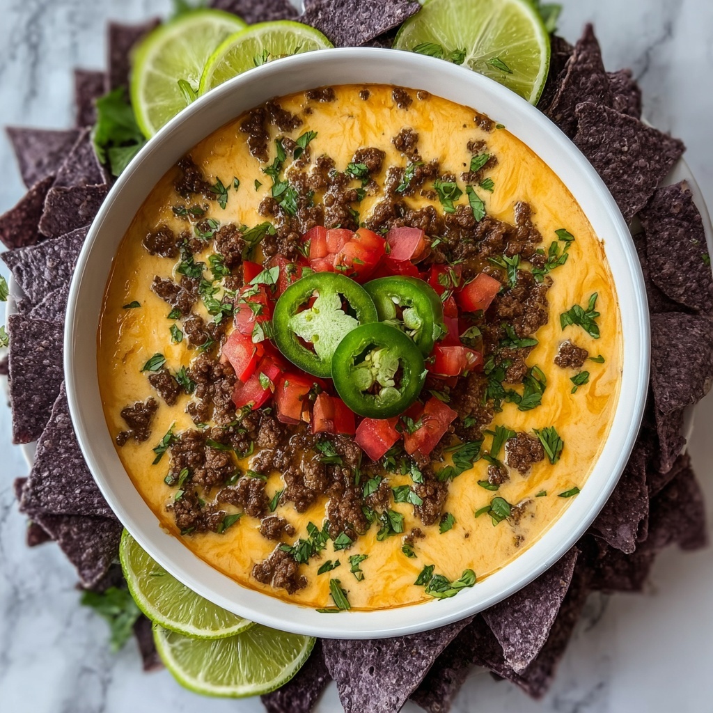 Spicy Smoked Cowboy Queso with Cheddar Recipe - Recipe Image