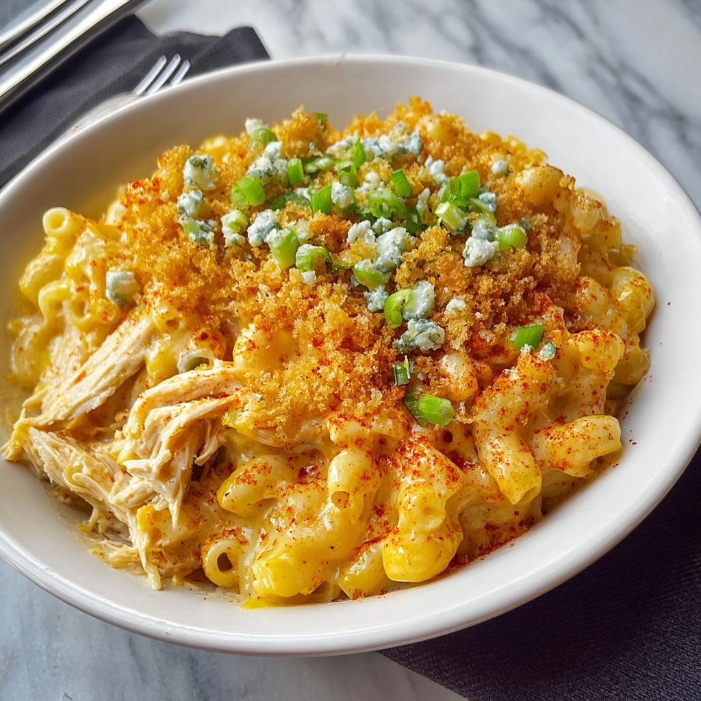 Buffalo Chicken Macaroni and Cheese Recipe - Recipe Image