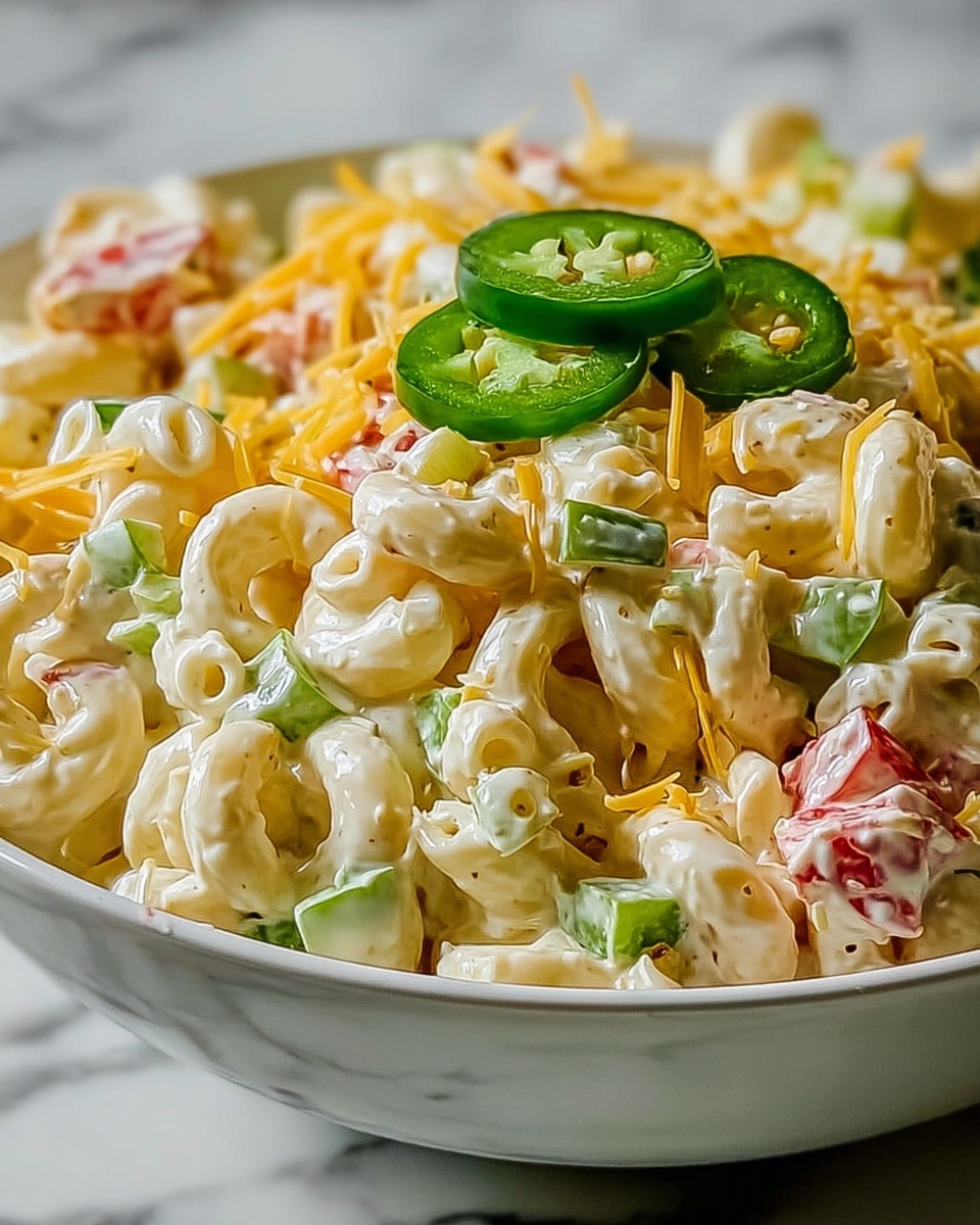 Jalapeño Popper Macaroni Salad Recipe - Recipe Image
