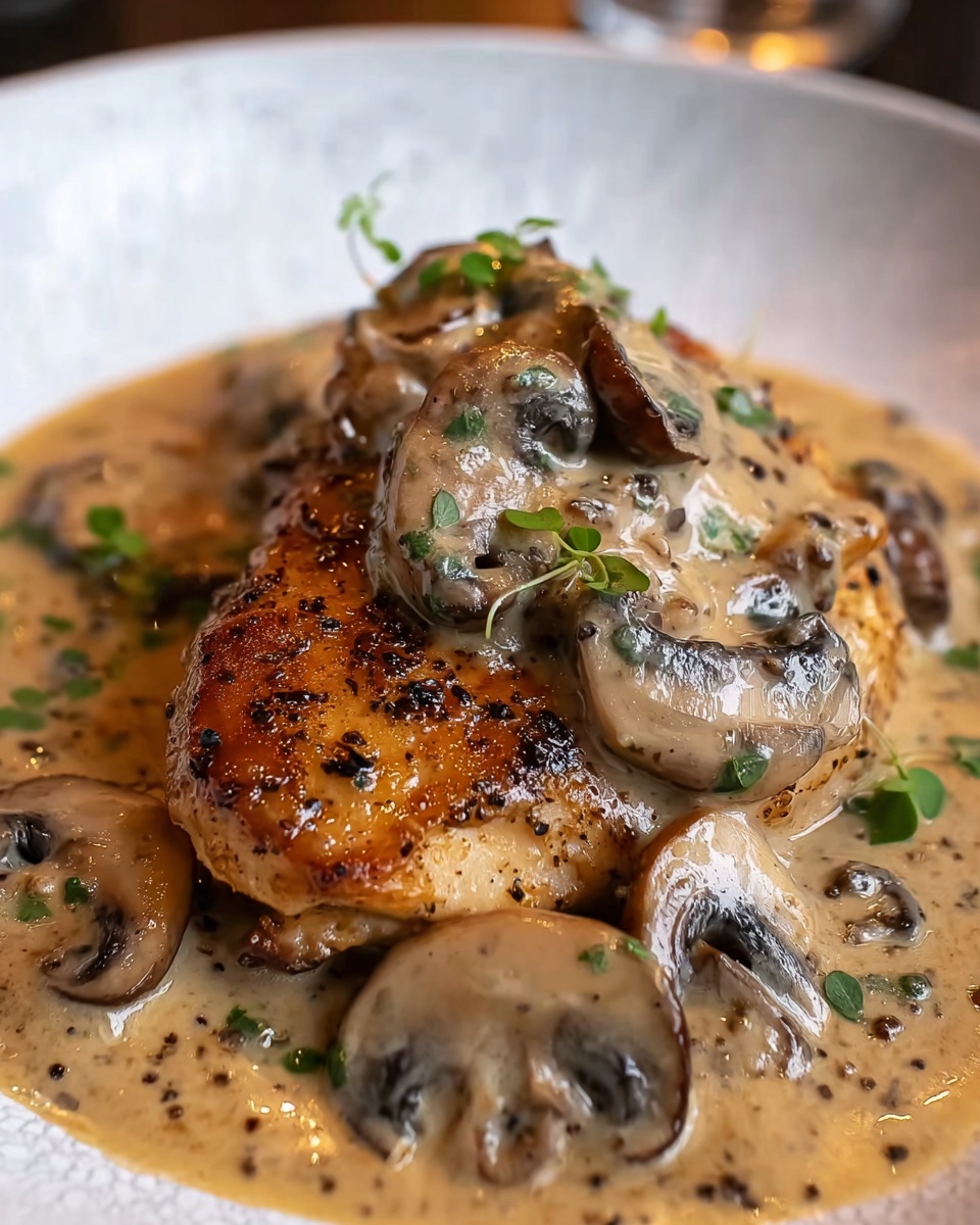 Creamy Chicken Stroganoff with Egg Noodles Recipe - Recipe Image