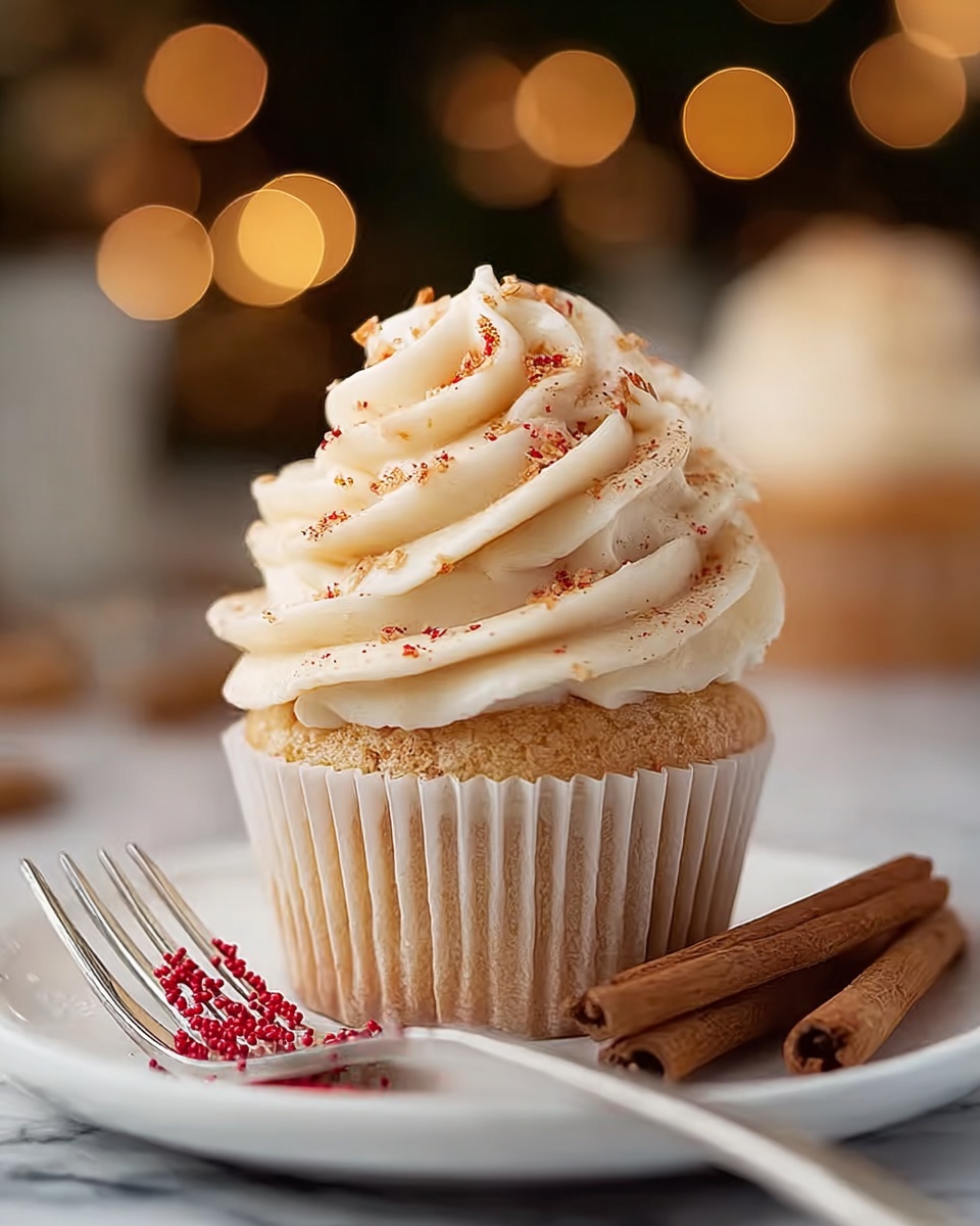 Eggnog Cupcakes Recipe - Recipe Image