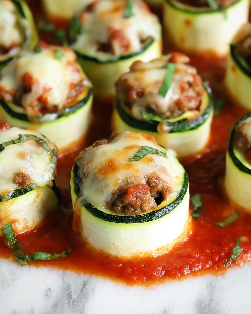 Zucchini Rollatini with Italian Sausage and Cheese Recipe - Recipe Image
