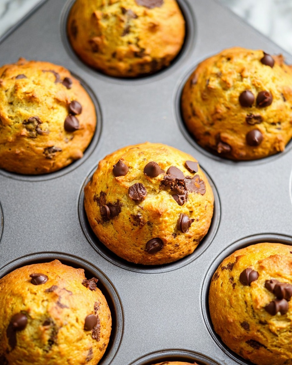 Pumpkin Chocolate Chip Muffins Recipe - Recipe Image