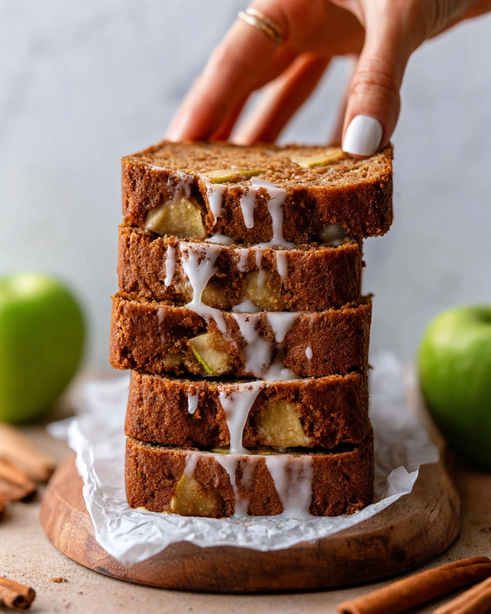 Apple Bread with Cider Glaze Recipe - Recipe Image