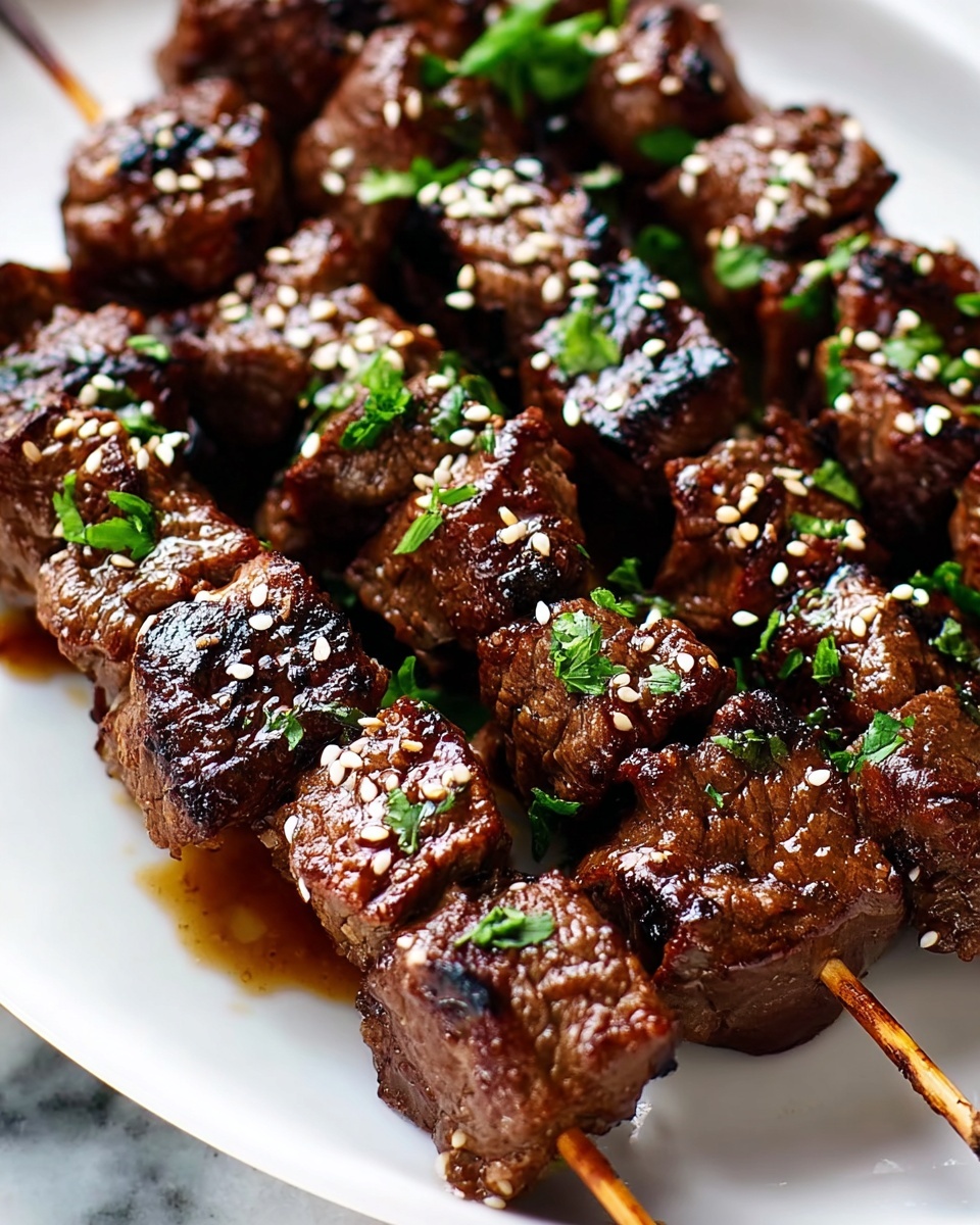 Beef Teriyaki Skewers Recipe - Recipe Image