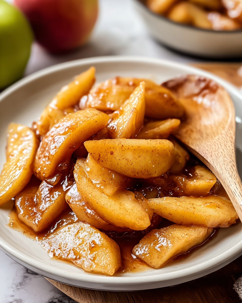 Fried Apples with Cinnamon and Lemon Recipe - Recipe Image
