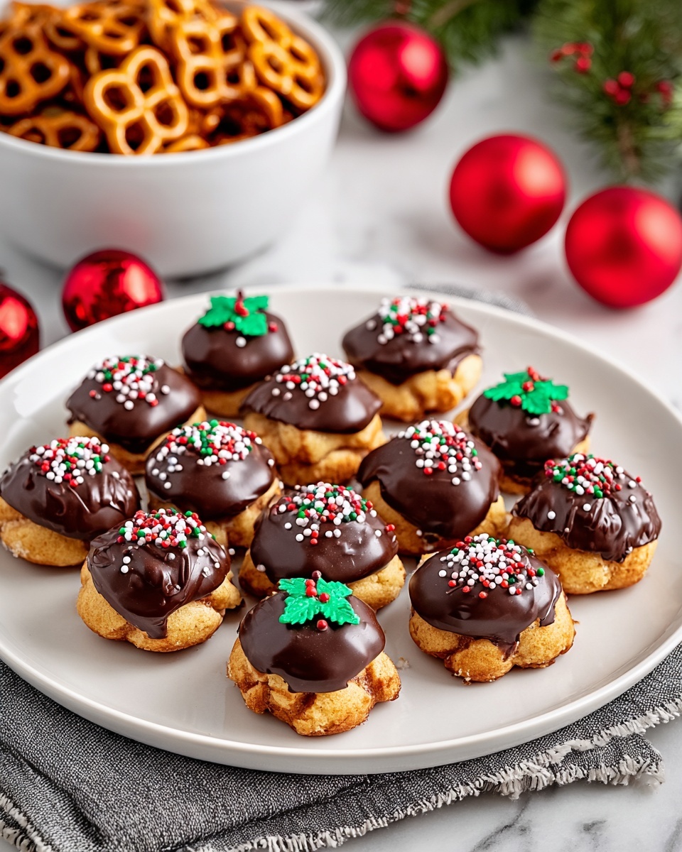 Christmas Rolo Pretzel Bites Recipe - Recipe Image