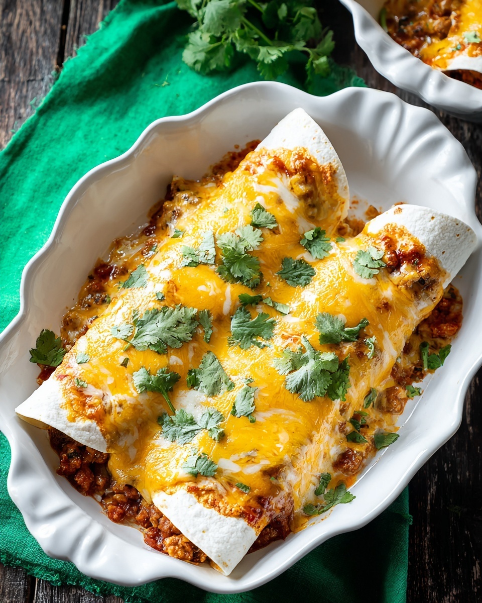 Bean and Cheese Enchiladas Recipe - Recipe Image