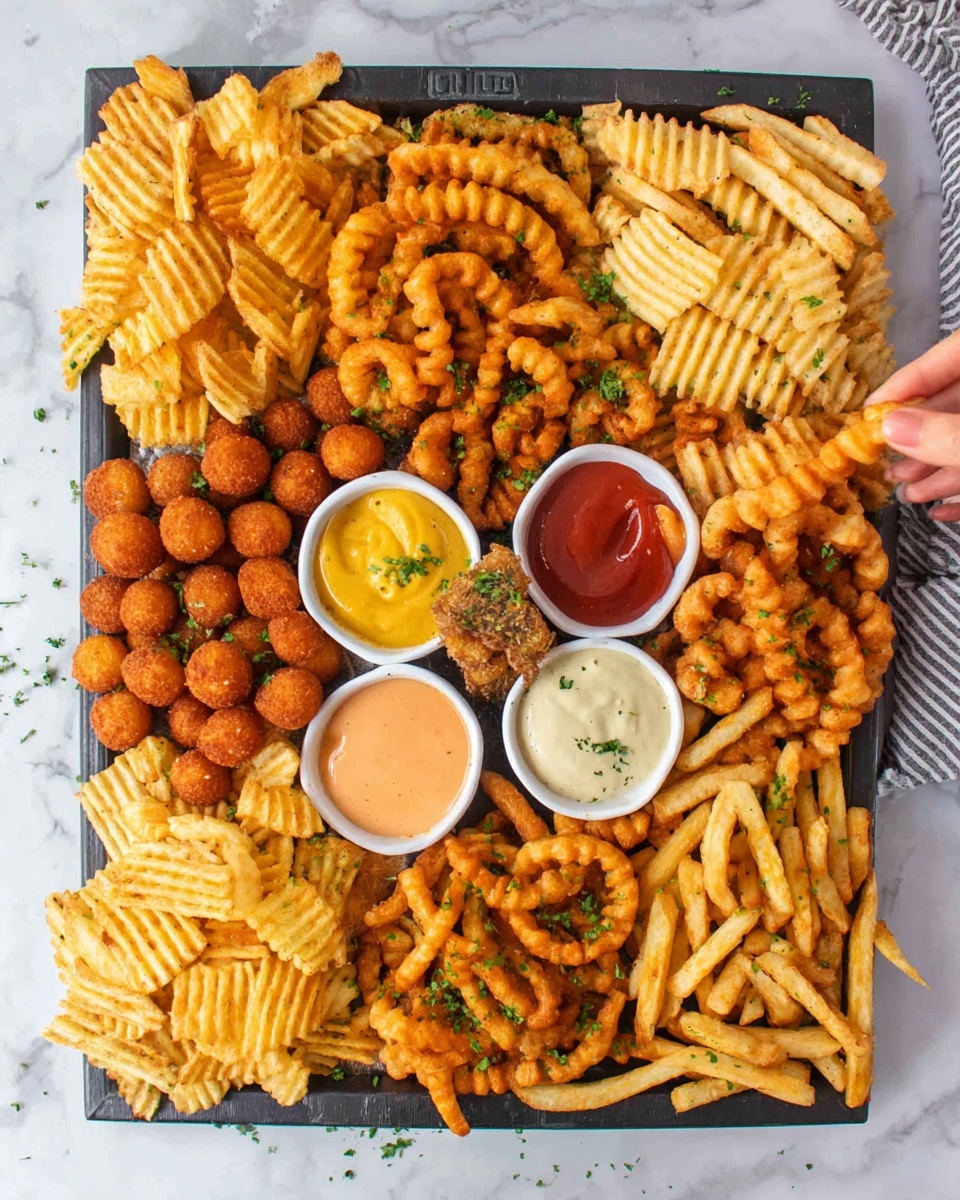 French Fry Appetizer Board Recipe - Recipe Image