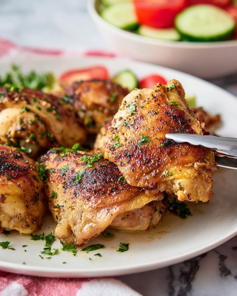 Air Fryer Chicken Thighs with Italian Seasoning Recipe - Recipe Image