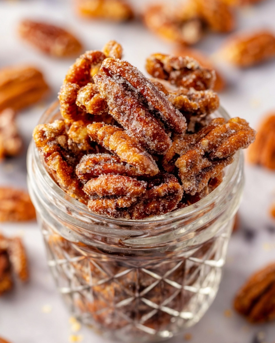 Air Fryer Candied Pecans Recipe - Recipe Image