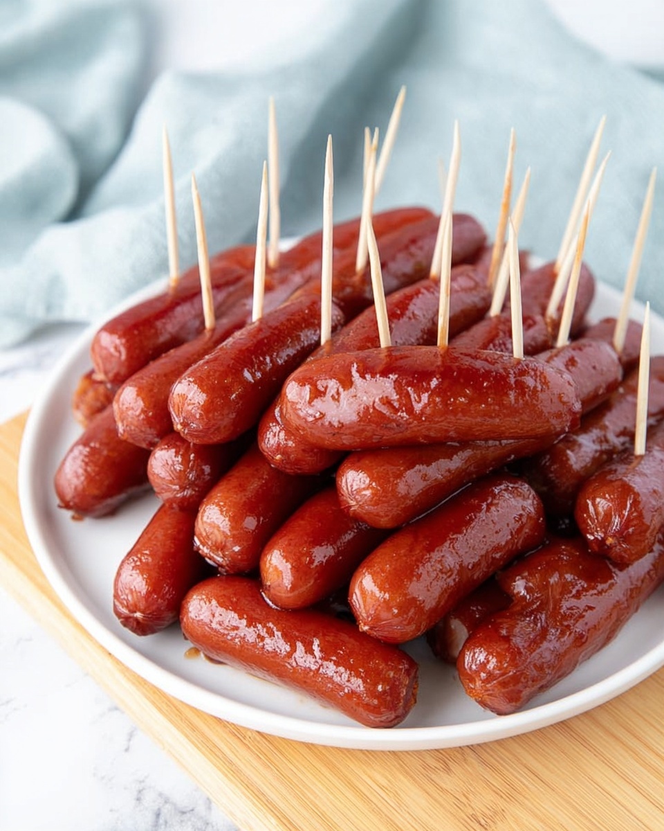 Air Fryer BBQ Little Smokies Recipe - Recipe Image