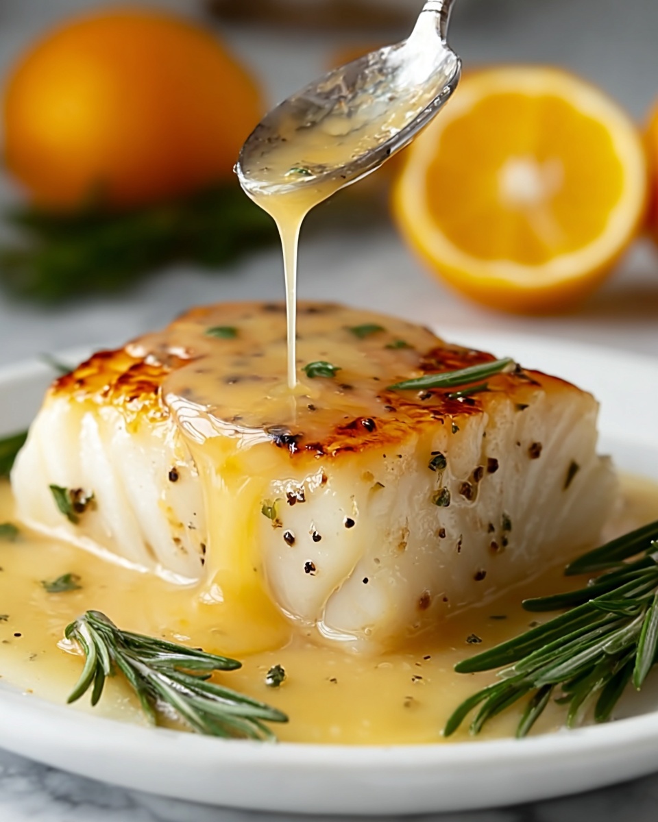 Easy Cod with Flavor-Packed Orange Beurre Blanc Sauce Recipe - Recipe Image