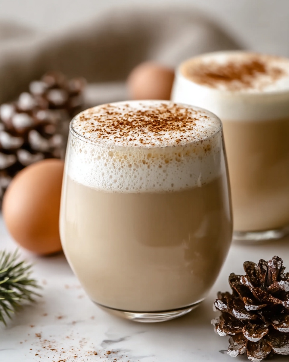 Creamy Homemade Eggnog: A Cozy Holiday Drink Recipe - Recipe Image